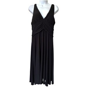 ✨Vintage Y2K Subway Black Maxi Dress Size Large